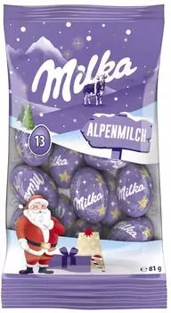 Milka Weihnachts Kugeln Alpenmilch 81g