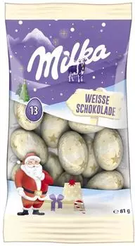 Milka Weihnachts Kugeln Weiß 81g