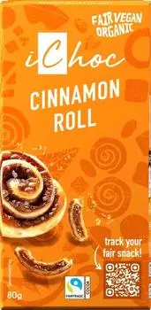 Vivani iChoc Cinnamon Roll Schokolade Bio 80g