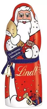Lindt Weihnachtsmann Gebrannte Mandeln 125g - Schokofiguren - Deutschland - Weihnachtsmänner - Weihnachtsfiguren
