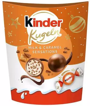 Kinder Kugeln Milk Caramel 90g - Deutschland - Schokokugeln - Weihnachten