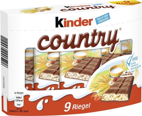 Ferrero Kinder Country (9er-Packung)