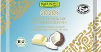 Rapunzel Weisse Schokolade mit Kokosst&uuml;ckchen, 1er Pack (1 x 100g) - BIO