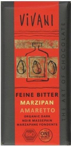 Vivani Feine Bitter Marzipan Amaretto (100g)