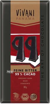 Vivani Feine Bitter 99% Cacao (80g)