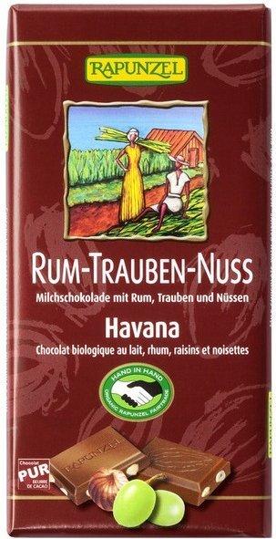 Rapunzel Rum-Trauben-Nuss Schokolade (100g)