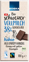 Edeka Bio Schweizer Vollmilchschokolade 38% Kakao