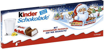Ferrero Kinder Schokolade mit weihnachtlichen Motiven (150 g)