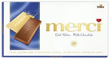 Merci Tafelschokolade Edel Rahm (100g)