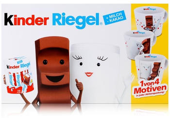 Ferrero Kinder Riegel (10er Packung) + Milky und Schoki Sammel-Tasse