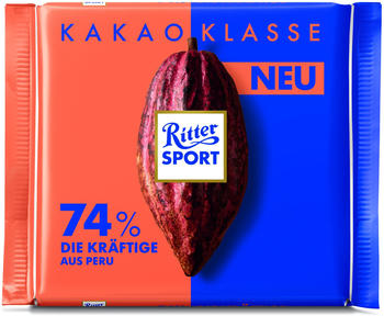Ritter-Sport Kakao Klasse 74% die Kräftige aus Peru (100g)