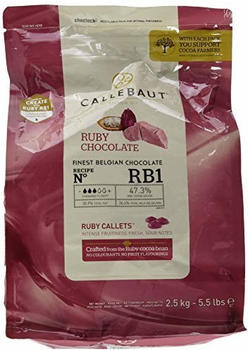 Callebaut Ruby Schokoladenkuvertüre Callets (2,5kg)