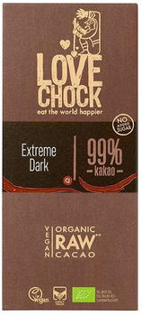 Lovechock 99% Kakao bio rohe Schokolade (70g)