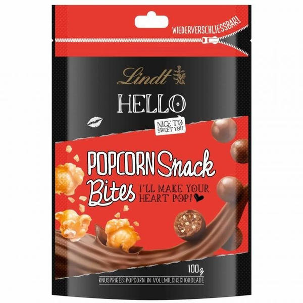 Lindt Hello Popcorn Snack Bites (100g)
