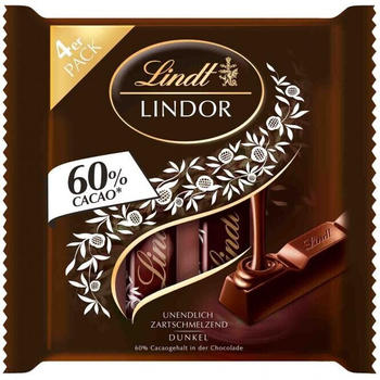 Lindt Lindor 60% Cacao Feinherb Sticks (4 x 25g)