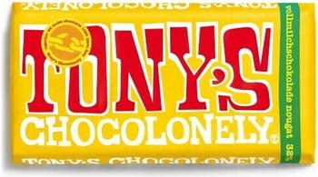 Tony’s Chocolonely Vollmilchschokolade 32% Nougat (180g)