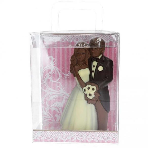 Weibler Confiserie Geschenkpackung Brautpaar aus Schokolade (125g)