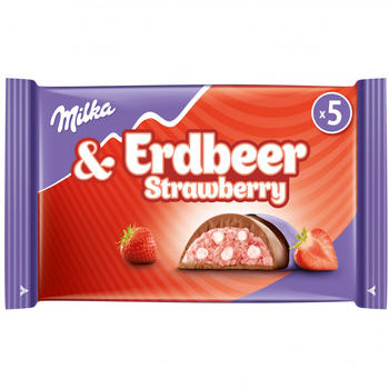 Milka Schokoriegel Erdbeer (5x36g)