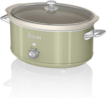 Swan SF17031 6.5L Retro Slow Cooker Green