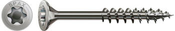 Spax Edelstahlschraube 4,5 x 70 mm 50 St&uuml;ck Teilgewinde Senkkopf T-STAR plus T20 4CUT (4197000450707)