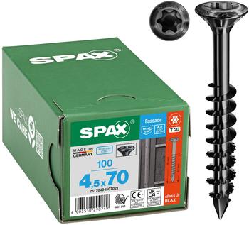 Spax BLAX 4,5 x 70mm Edelstahl Torx 100 Stck. (25170404507021)