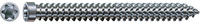 SPAX Fensterrahmenanker Zylinderkopf T-STAR plus - Stahl Wirox-Silber - 7,5x150 mm