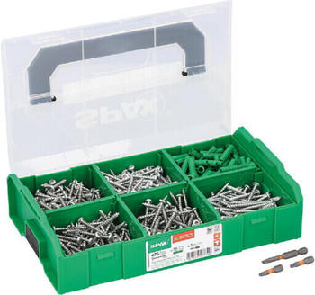 Spax Schraubensortiment Elektrik Torx + 2 Bits 553 Stck. (5000009160219)