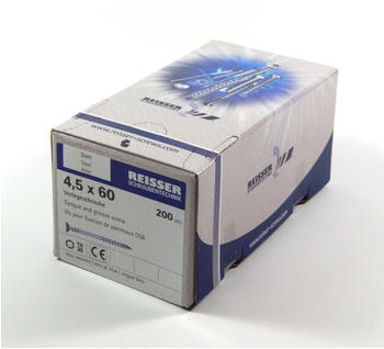 Reisser-Schraubentechnik Bodenverlegeschrauben 4,5x60 200 Stck. (10050000)