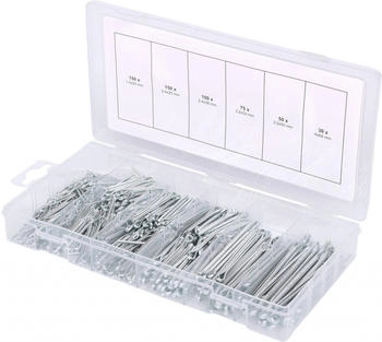 KS Tools 970.0080 Sortiment Splinte 1,6x25,4mm-4,0x63,5mm 555-tlg