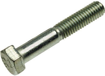 REYHER 10er PACK(Stk) M 24 x 100 DIN 931 m.Schaft 8.8 galvanisch verz