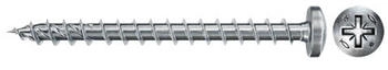 Fischer 200x Power-Fast II FPF II PZF 5 x 25 mm BC Pan Head PZ Vollgewinde galvanisch verzinkt blau passiviert (670444)