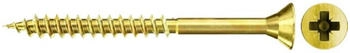 Fischer 500x FSPII 5 x 35 mm gelbverzinkt Teilgewinde Kreuzschlitz PZ (551182)