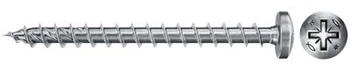 Fischer 200x Power-Fast II FPF II PZF 4,5 x 25 mm BC Pan Head PZ Vollgewinde galvanisch verzinkt blau passiviert (670336)