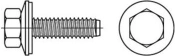 Industrial Quality Supplies Fassadenschraube VG 6,3x115 Edelstahl A2 blank (882769200063115)