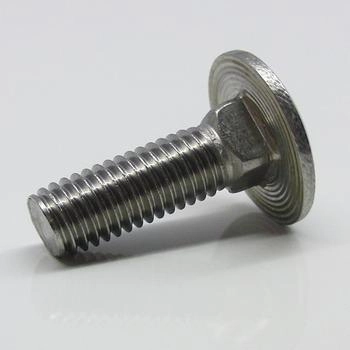 Industrial Quality Supplies Flachrundschraube mit Vierkantansatz M8x50 Edelstahl A2 (006039240080050)