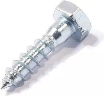 Industrial Quality Supplies Sechskantholzschraube 10x180 Stahl galvanisch verzinkt DIN 571 (005710100100180)