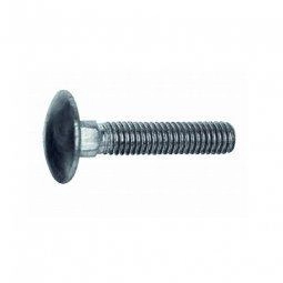 Industrial Quality Supplies Flachrundschraube DIN 603 M8x20 Stahl 8.8 galvanisch verzinkt mit Vierkantansatz (6038140080020)