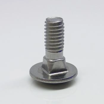 Industrial Quality Supplies Flachrundschraube DIN 603 M8x40 Edelstahl A2 mit Vierkantansatz (006039240080040)