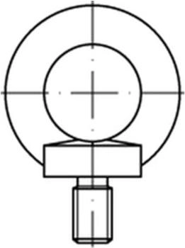 Reidl Ringschraube DIN 580 M42 C15E galvanisch verzinkt (005803100420000)