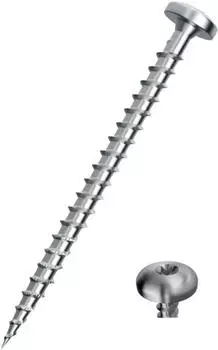 Industrial Quality Supplies Spanplattenschrauben Hako 6 x 35 T30 galvanisch verzinkt (890960140060035)