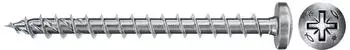 Fischer Fischer 200x Power-Fast II FPF II PZF 4 x 45 mm BC Pan Head mit Kreuzschlitz PZ Vollgewinde galvanisch verzinkt blau passiviert 670247