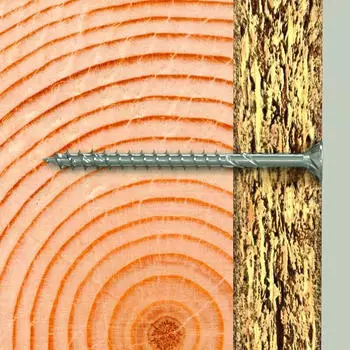 Fischer Fischer 100x Power-Fast II FPF II CZP 6 x 200 mm BC Senkkopf mit Kreuzschlitz PZ3 Teilgewinde galvanisch verzinkt blau passiviert 670509