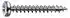 Spax Schraube R 88093 Ruko Spitze/T-STAR 5x50/46-T20 Sta galv.verz. WIROX 200St. SPAX