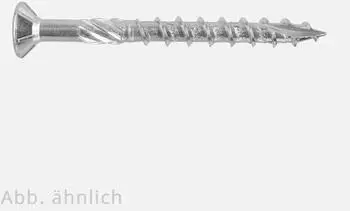 Reisser-Schraubentechnik HBS Holzbauschraube Senkkopf TX40 Teilgewinde 8x260mm verzinkt 50 Stück (R09264S121-0802609-1)
