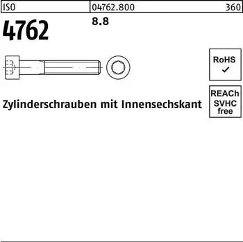 Contorion Zylinderschraube Innensechskant Stahl 8.8 M5x120 (ISO 4762)