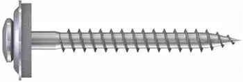 Reisser-Schraubentechnik Spenglerschrauben Linsenkopf TX20 Edelstahl A2 4,5x45mm 15mm EPDM-Dichtscheibe 100Stk