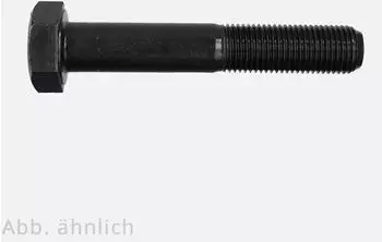 Industrial Quality Supplies Sechskantschraube mit Schaft Feingewinde DIN 960 Stahl 8.8 M24x2x140 (009608000242140)