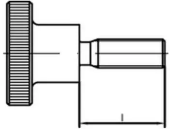 Reyher Rändelschraube hohe Form DIN 464 M6x20 Stahl galvanisch verzinkt (004645100060020)