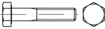 Contorion Sechskant-Schaftschraube Feingewinde M12x1,5x60 Stahl 10.9 galv. verzinkt (009601100120060)