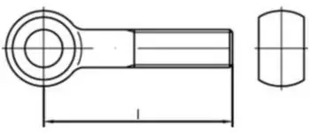 Reyher Augenschraube Form B M12x100, Edelstahl A2 (DIN 444)
